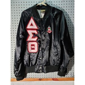 DELTA CUSTOM TRIM SATIN BOMBER JACKET